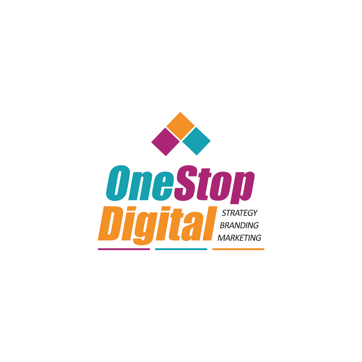 לוגו לסוכנות דיגיטל One Stop Digital